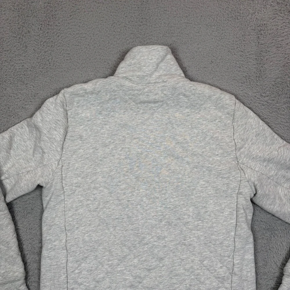 Lululemon Hill and Valley Mock Neck‎ Quilted Half Zip Pullover Grey Size 4 Warm